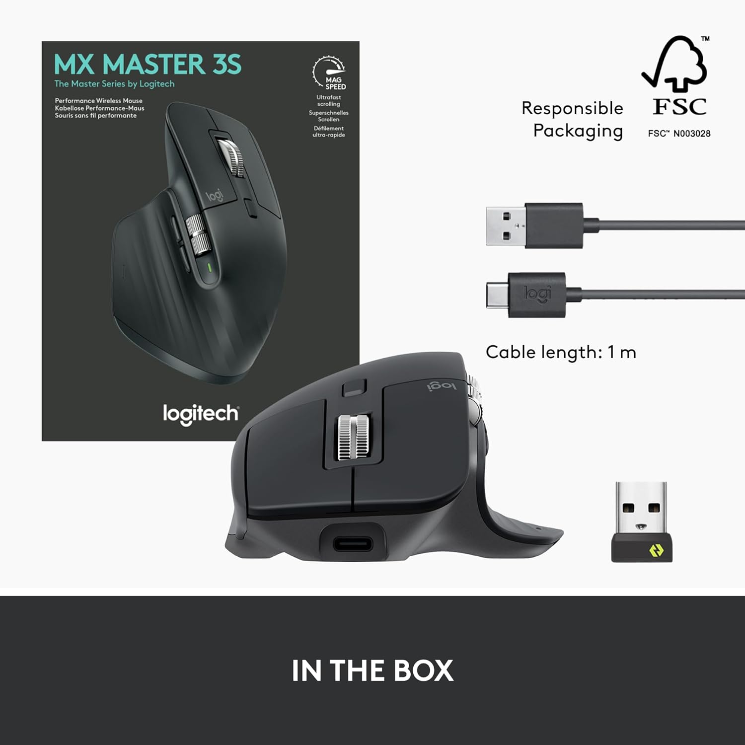 Logitech MX Master 3S Wireless Mouse