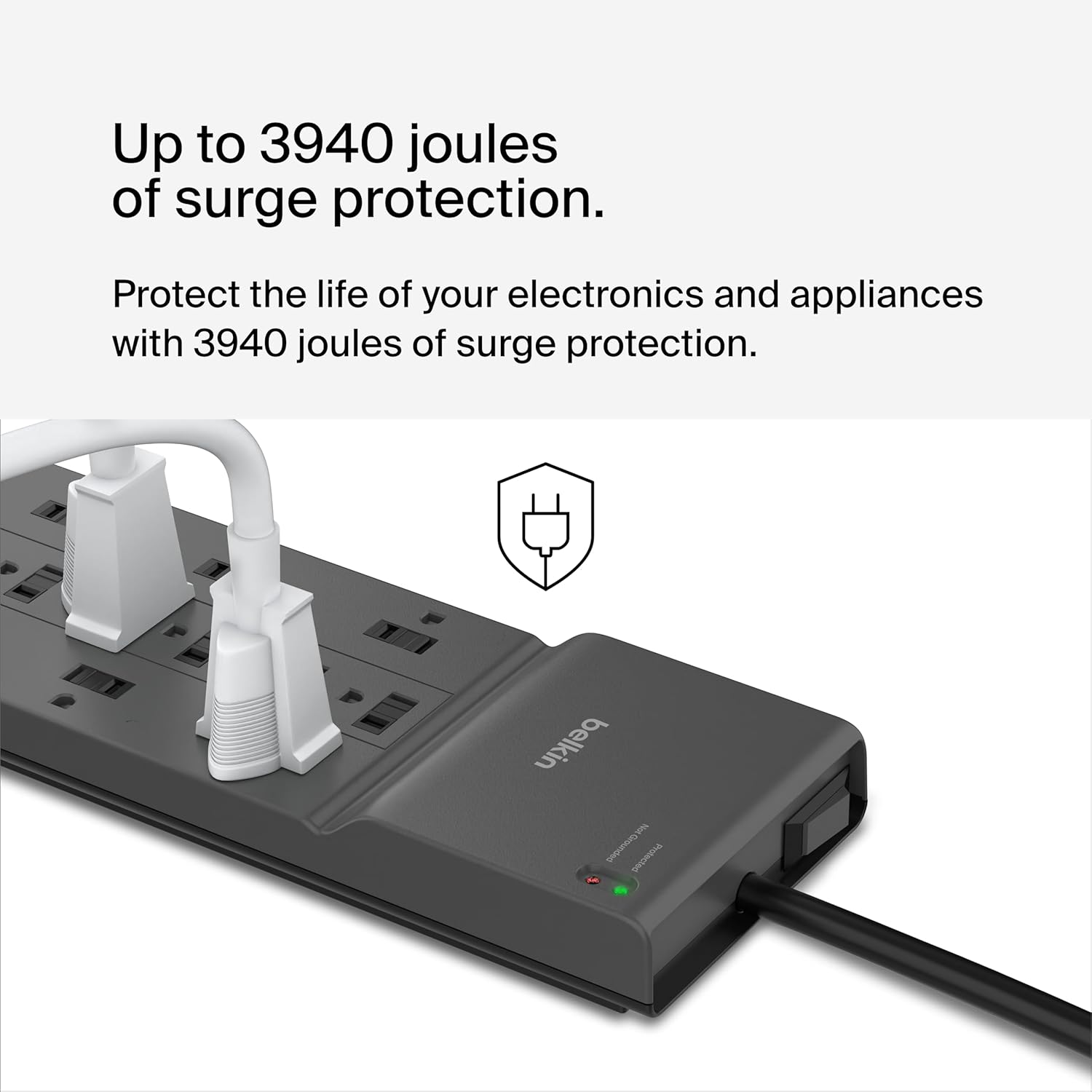 Belkin 12-Outlet Pivot-Plug Power Strip